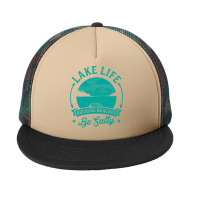 Lake Life Because Beaches Be Salty Funny Cute Unique Summer Sweatshirt Foam Snapback Hat | Artistshot