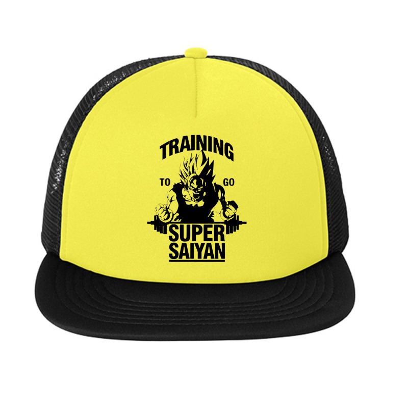 Training To Go Super Saiyan Foam Snapback hat by sinimain | Artistshot