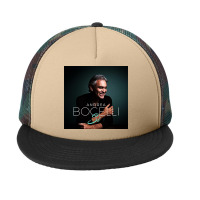 Andrea Bocelli -  Italian Operatic Tenor And Multi-instrumentalist Foam Snapback Hat | Artistshot