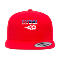 Proud Estonia Soccer Fans Jersey   Estonian Football Lovers Premium T 5 Panel Snapback Cap | Artistshot