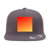 Yellow Orange Glitter Gradient Background 5 Panel Snapback Cap | Artistshot