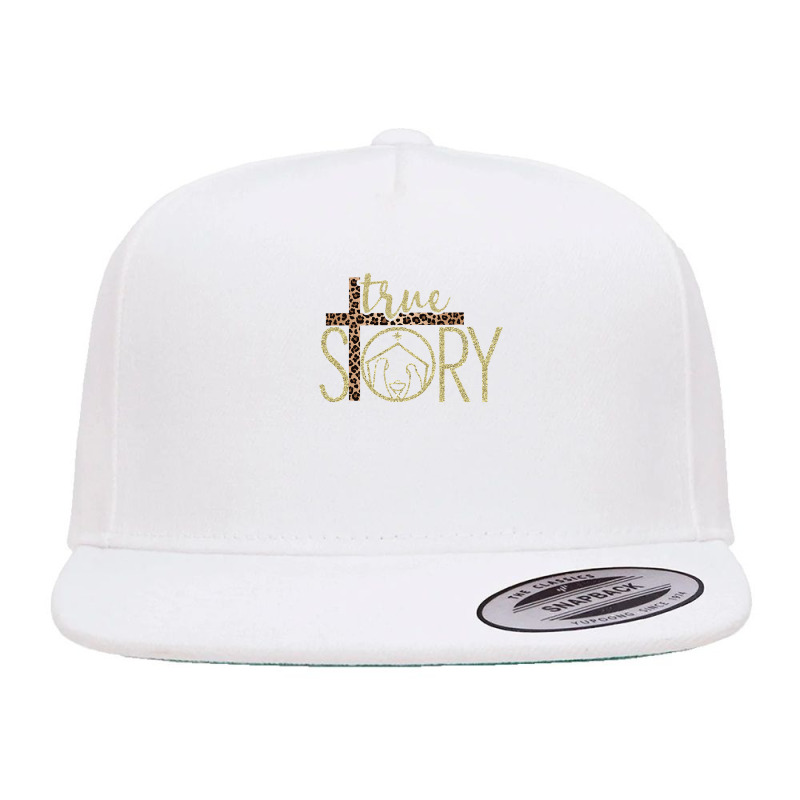 Jesus Christ Christian True Story Baby Jesus Nativity 157 Bible Verse 5 panel snapback cap by offensejuggler | Artistshot