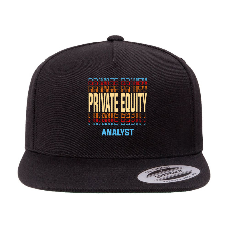 Private Equity Analyst Job Title Vintage T Shirt 5 panel snapback cap by ranmarbunathoo90 | Artistshot