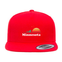 Retro Minnesota Grown Minnesota Home Hoodie 5 Panel Snapback Cap | Artistshot