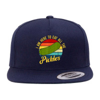 I'm Here To Eat All The Pickles 5 Panel Snapback Cap | Artistshot