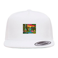 African Paradise Premium Scoop 5 Panel Snapback Cap | Artistshot