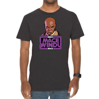 Bring Mace Windu Back Vintage T-shirt Designed By Bariteau Hannah