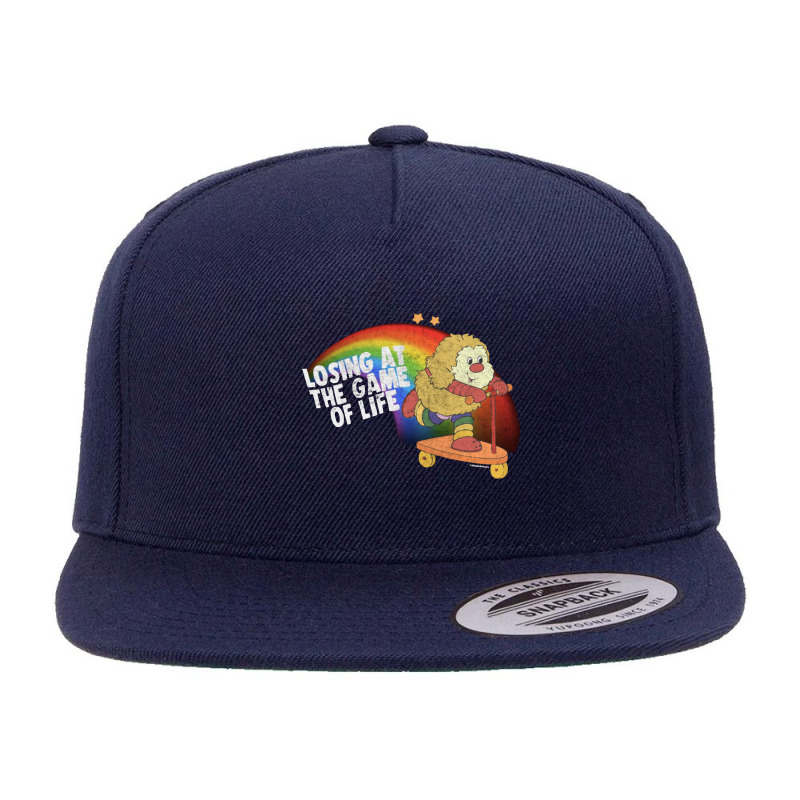 Losing At The Game Of Life 80s Cartoon Nihilism Humor Design 5 panel snapback cap by bedaopini | Artistshot