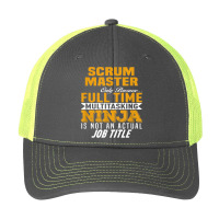 Scrum Master Because Full Time Multi Tasking Ninja Job Title T Shirt Pa Trucker Cap | Artistshot