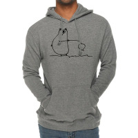 Bear Gone Fishing Lightweight Hoodie | Artistshot