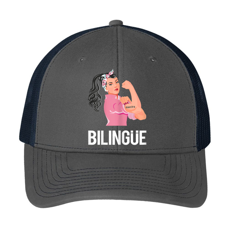 Womens Maestra Bilingue Bilingual Spanish Teacher T Shirt Pa Trucker Cap by jermonmccline | Artistshot