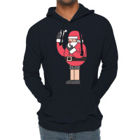 Santa Take A Selfie Before Xmas Lightweight Hoodie | Artistshot