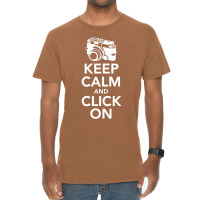 Keep Calm And Click On Vintage T-shirt | Artistshot