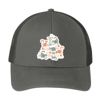 Butterflies Suspended In Geometric Gems Watercolor Sapphire And Amethy Pa Trucker Cap | Artistshot