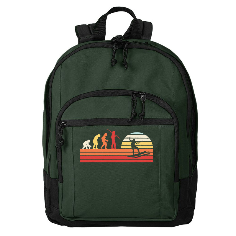 Wakeboarding T  Shirt Retro Wakeboarder Wakeboard   Vintage Wakeboardi Basic Backpack | Artistshot