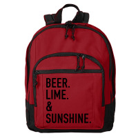 Beer Lime And Sunshine [tw] Basic Backpack | Artistshot