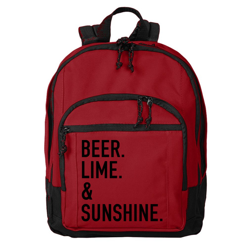 Beer Lime And Sunshine [tw] Basic Backpack | Artistshot