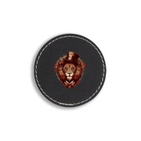 Urban Lion Round Leatherette Patch | Artistshot