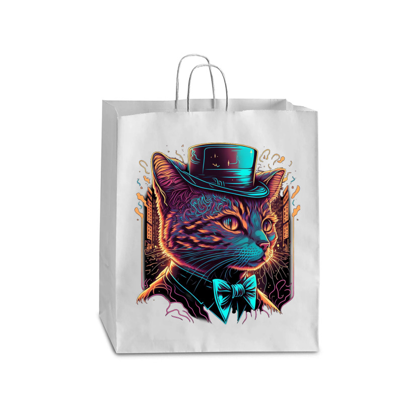 Urban Cat Queen Paper Bag - 16 X 6 X 19 1/4 | Artistshot