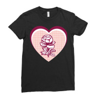 Rose Flower Ladies Fitted T-shirt | Artistshot