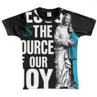 Jesus Is The Source Of Ourjoy Graphic Youth T-shirt | Artistshot