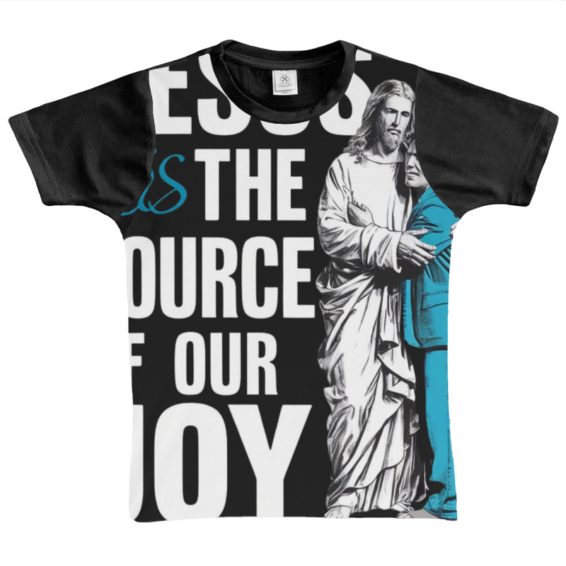 Jesus Is The Source Of Ourjoy Graphic Youth T-shirt by Charity Aduset | Artistshot