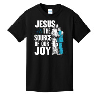 Jesus Is The Source Of Ourjoy Basic Youth T-shirt | Artistshot