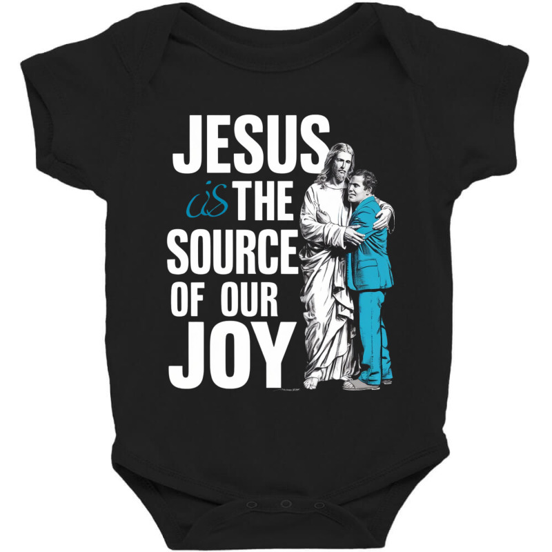 Jesus Is The Source Of Ourjoy Baby Bodysuit by Charity Aduset | Artistshot