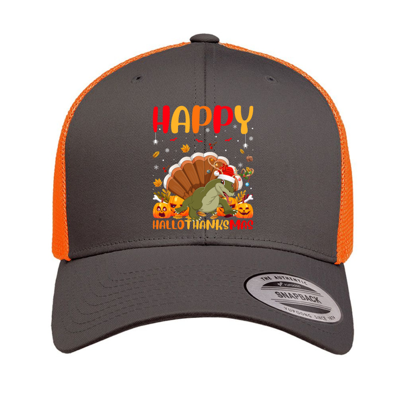 Funny Komodo Dragon Lover Happy Komodo Dragon Hellothanksmas Retro Trucker Cap by peafowl | Artistshot