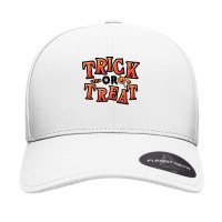 Trick Or Treat T Shirtcute Trick Or Treat Halloween Candy Sweets Costu Seamless Cap | Artistshot