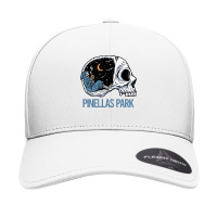 Pinellas Park T  Shirt Chilling Skeleton Pinellas Park T  Shirt Seamless Cap | Artistshot