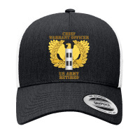 Emblem Warrant Officer Cw2 Retired Yupoong Trucker Cap | Artistshot