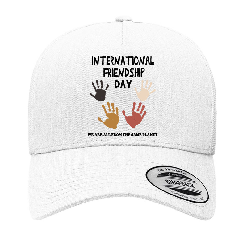 International Friendship Day Funny  Shirt International Friendship Day Yupoong Trucker Cap by redwingcoot | Artistshot