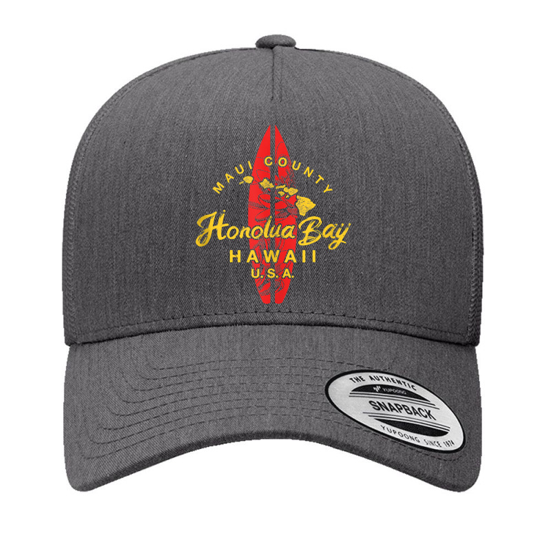 Hawaii Maui Hawaiian Islands Honolua Bay Surfing Tank Top Yupoong Trucker Cap by mikidicosmo | Artistshot