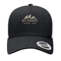 Bitterroot National Forest Montana Idaho Pullover Hoodie Yupoong Trucker Cap | Artistshot