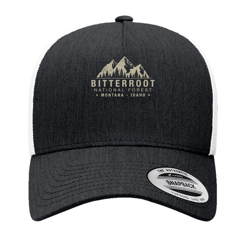 Bitterroot National Forest Montana Idaho Pullover Hoodie Yupoong Trucker Cap by Binhthai9809 | Artistshot