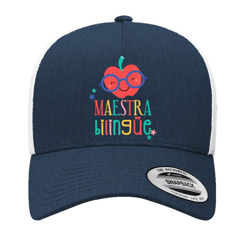 Cute Maestra Bilingue Bilingual Teacher Premium T Shirt Yupoong Trucker Cap by puawhla | Artistshot