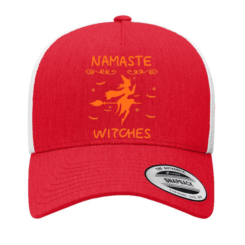 Namaste Witches Broom Gangsta Yoga Halloween Costume Women T Shirt Cop Yupoong Trucker Cap | Artistshot