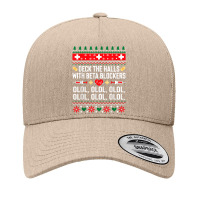 Deck The Halls With Beta Blockers Nurse Christmas Ugly Xmas T Shirt Yupoong Trucker Cap | Artistshot