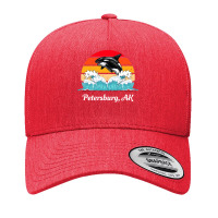 Petersburg T  Shirt Petersburg Alaska Distressed Orca Killer Whale Wav Yupoong Trucker Cap | Artistshot