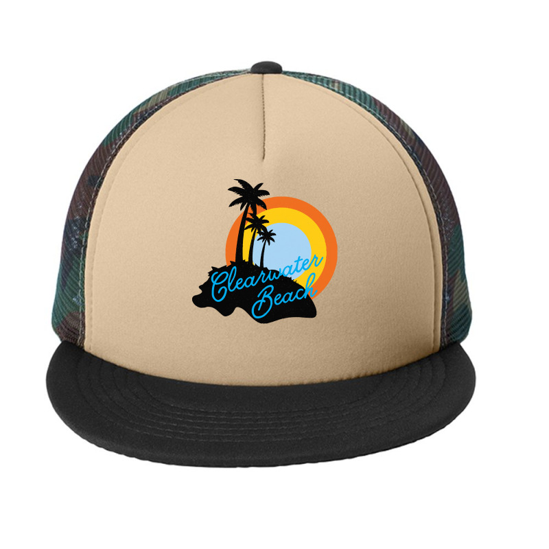 Clearwater Beach T  Shirt Clearwater Beach, Florida T  Shirt Foam Snapback hat by shawlsuck | Artistshot