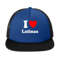 I Heart Latinas I Like Latinas Tank Top Foam Snapback Hat | Artistshot