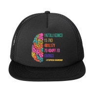 Intelligence Is The Ability To Adapt To Change Foam Snapback Hat | Artistshot