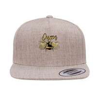 Bee Beekeeper Womens Cool Queen Bee With Crown Womens Girls 157 Hive B 5 Panel Snapback Cap | Artistshot