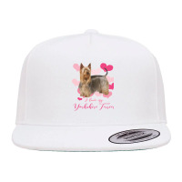 Dog I Love My Yorkshire Terrier Especially For Yorkie Dog Lovers Puppy 5 Panel Snapback Cap | Artistshot