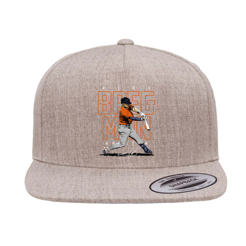 Alex Bregman Outline Name 5 panel snapback cap by kr205 | Artistshot