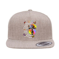 Sunflower Jesus Cross Butterfly I Can Imagine Christian Gift 5 Panel Snapback Cap | Artistshot