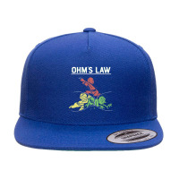 Ohms Law Funny 5 Panel Snapback Cap | Artistshot