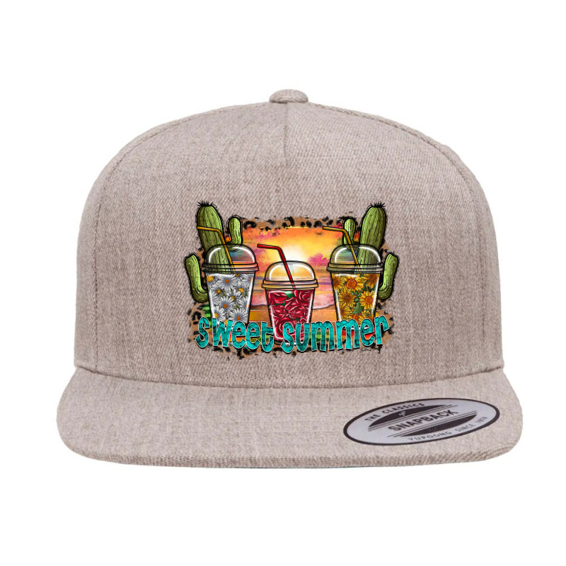 Sweet Summer 5 panel snapback cap by SublimationCraftShop | Artistshot