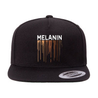 Drippin Melanin Tshirts For Women Pride  Gifts Black History T Shirt 5 Panel Snapback Cap | Artistshot